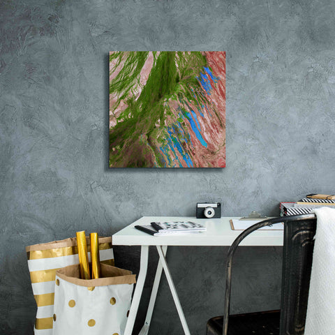 Image of 'Earth as Art: Painting the Desert,' Canvas Wall Art,18 x 18