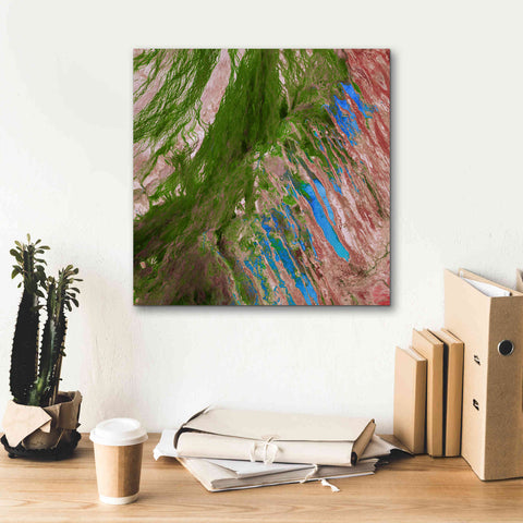 Image of 'Earth as Art: Painting the Desert,' Canvas Wall Art,18 x 18