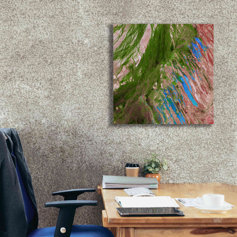 Image of 'Earth as Art: Painting the Desert,' Canvas Wall Art,26 x 26