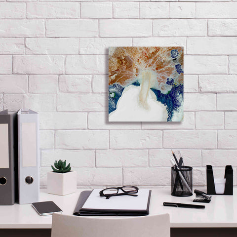 Image of 'Earth as Art: Rapid Ice Movement,' Canvas Wall Art,12 x 12