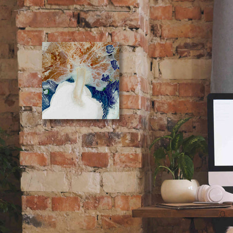 Image of 'Earth as Art: Rapid Ice Movement,' Canvas Wall Art,12 x 12
