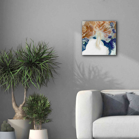 Image of 'Earth as Art: Rapid Ice Movement,' Canvas Wall Art,18 x 18