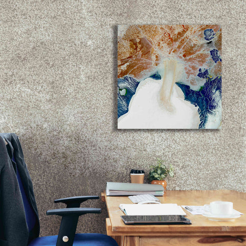 Image of 'Earth as Art: Rapid Ice Movement,' Canvas Wall Art,26 x 26