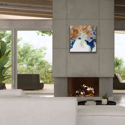 Image of 'Earth as Art: Rapid Ice Movement,' Canvas Wall Art,26 x 26