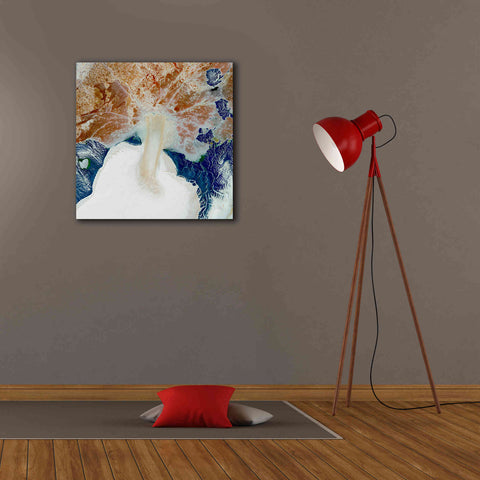 Image of 'Earth as Art: Rapid Ice Movement,' Canvas Wall Art,26 x 26