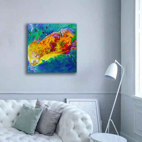 Image of 'Earth as Art: Salty Desolation,' Canvas Wall Art,37 x 37
