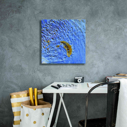Image of 'Earth as Art: Sand Waves,' Canvas Wall Art,18 x 18