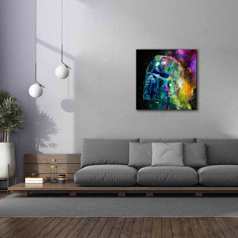Image of 'BTC Bitcoin Moonlanding,' Canvas Wall Art,37 x 37