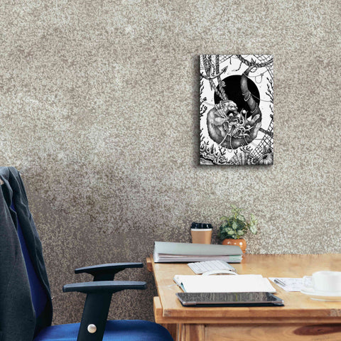 Image of 'Otter' by Avery Multer, Canvas Wall Art,12 x 18