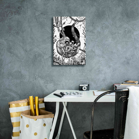 Image of 'Otter' by Avery Multer, Canvas Wall Art,12 x 18