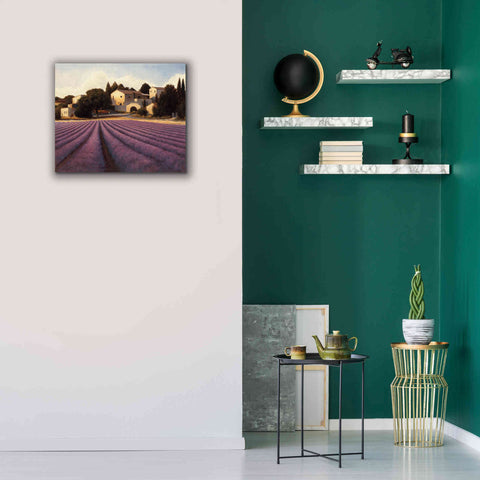 Image of Epic Art 'Lavender Fields I' by James Wiens, Canvas Wall Art,24 x 20