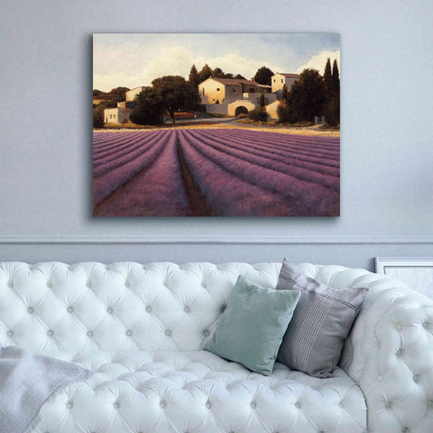 Image of Epic Art 'Lavender Fields I' by James Wiens, Canvas Wall Art,54 x 40
