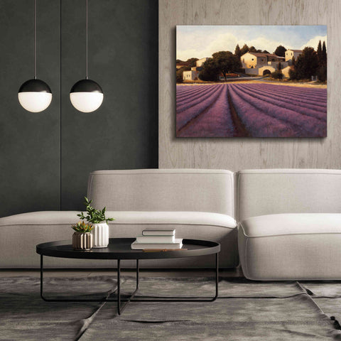 Image of Epic Art 'Lavender Fields I' by James Wiens, Canvas Wall Art,54 x 40