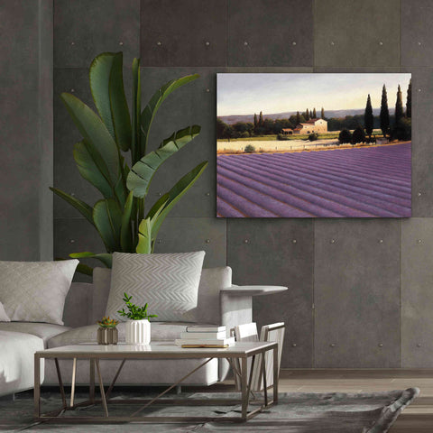 Image of Epic Art 'Lavender Fields II' by James Wiens, Canvas Wall Art,54 x 40