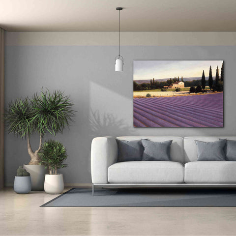 Image of Epic Art 'Lavender Fields II' by James Wiens, Canvas Wall Art,54 x 40