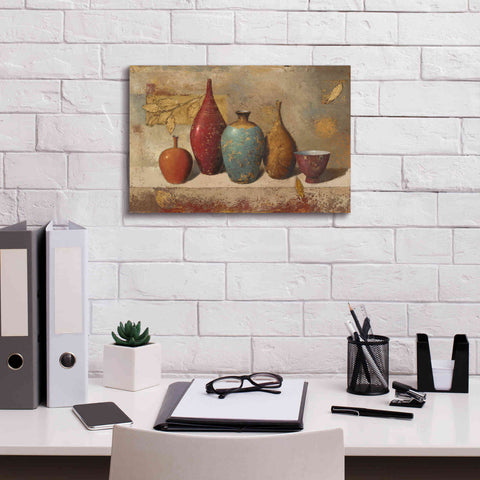 Image of Epic Art 'Leaves and Vessels' by James Wiens, Canvas Wall Art,18 x 12