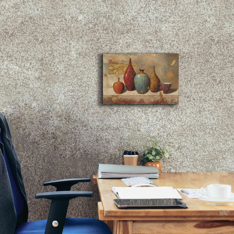 Image of Epic Art 'Leaves and Vessels' by James Wiens, Canvas Wall Art,18 x 12