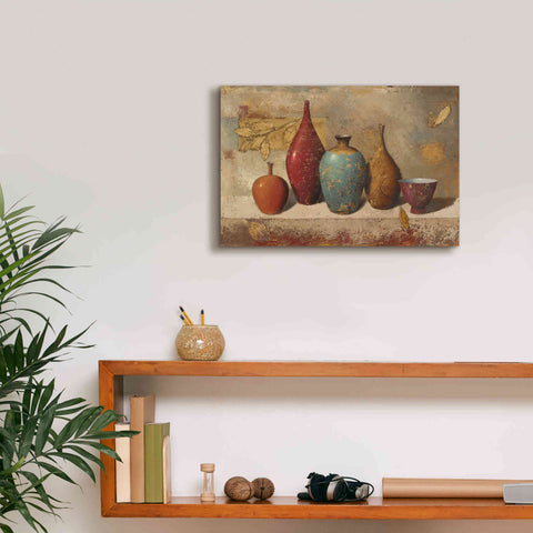 Image of Epic Art 'Leaves and Vessels' by James Wiens, Canvas Wall Art,18 x 12