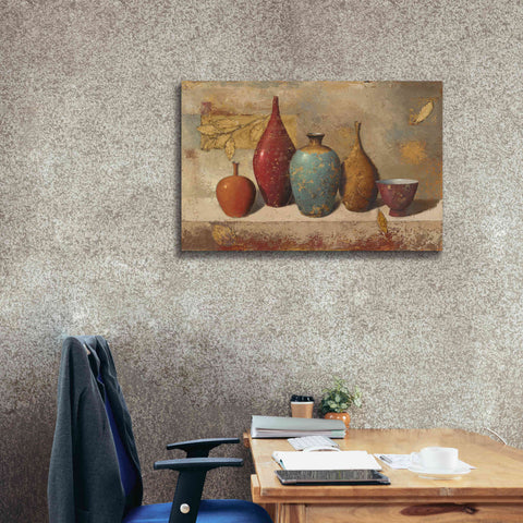 Image of Epic Art 'Leaves and Vessels' by James Wiens, Canvas Wall Art,40 x 26