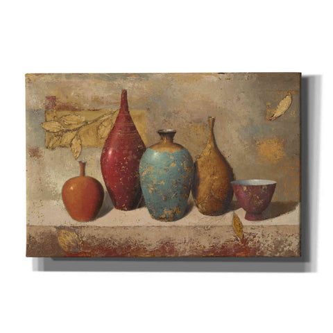 Image of Epic Art 'Leaves and Vessels' by James Wiens, Canvas Wall Art,18x12x1.1x0,26x18x1.1x0,40x26x1.74x0,60x40x1.74x0
