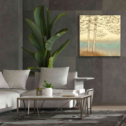 Image of Epic Art 'Golden Birch I' by James Wiens, Canvas Wall Art,37 x 37