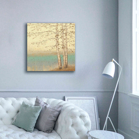 Image of Epic Art 'Golden Birch II' by James Wiens, Canvas Wall Art,37 x 37