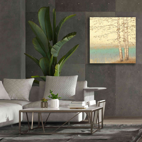 Image of Epic Art 'Golden Birch II' by James Wiens, Canvas Wall Art,37 x 37