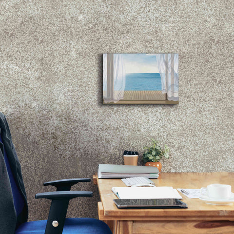 Image of Epic Art 'Blue Breeze' by James Wiens, Canvas Wall Art,18 x 12