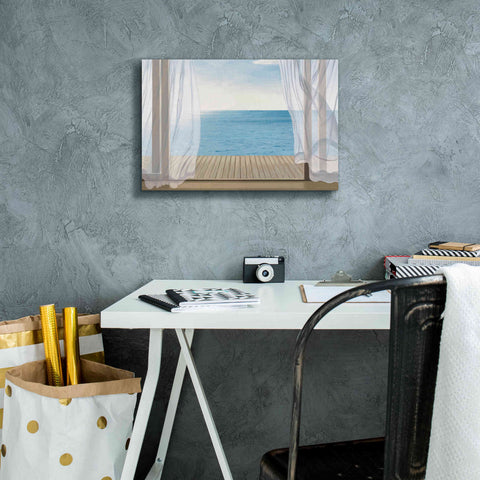 Image of Epic Art 'Blue Breeze' by James Wiens, Canvas Wall Art,18 x 12