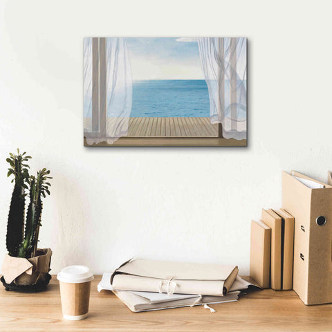 Image of Epic Art 'Blue Breeze' by James Wiens, Canvas Wall Art,18 x 12