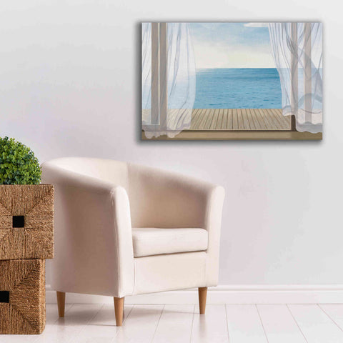Image of Epic Art 'Blue Breeze' by James Wiens, Canvas Wall Art,40 x 26