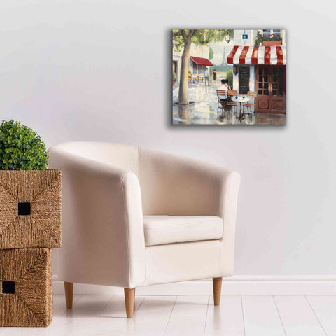 Image of Epic Art 'Relaxing at the Cafe II' by James Wiens, Canvas Wall Art,24 x 20