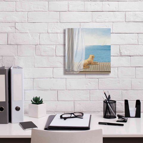 Image of Epic Art 'Blue Breeze II' by James Wiens, Canvas Wall Art,12 x 12