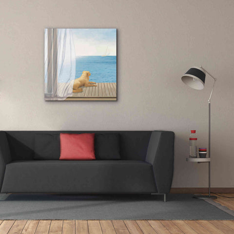 Image of Epic Art 'Blue Breeze II' by James Wiens, Canvas Wall Art,37 x 37