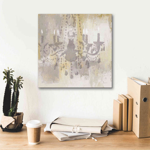 Image of Epic Art 'Candelabra Gold I' by James Wiens, Canvas Wall Art,18 x 18