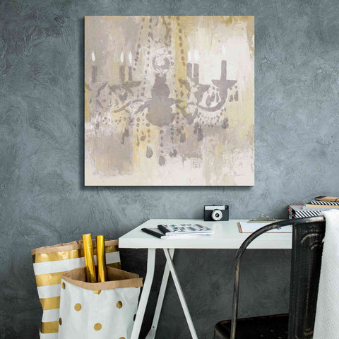 Image of Epic Art 'Candelabra Gold I' by James Wiens, Canvas Wall Art,26 x 26