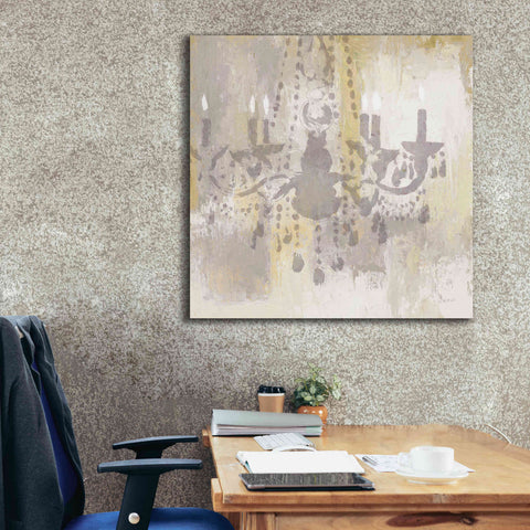 Image of Epic Art 'Candelabra Gold I' by James Wiens, Canvas Wall Art,37 x 37