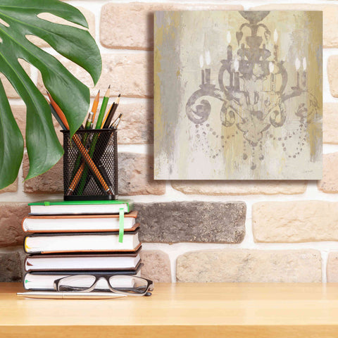 Image of Epic Art 'Candelabra Gold II' by James Wiens, Canvas Wall Art,12 x 12