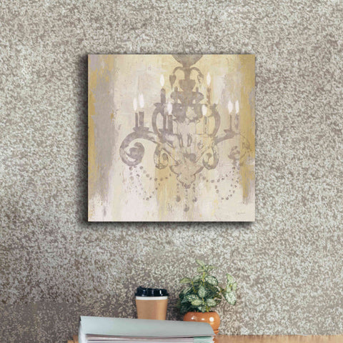 Image of Epic Art 'Candelabra Gold II' by James Wiens, Canvas Wall Art,18 x 18