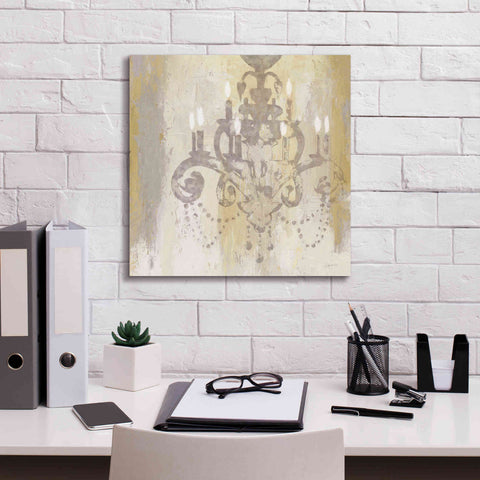 Image of Epic Art 'Candelabra Gold II' by James Wiens, Canvas Wall Art,18 x 18