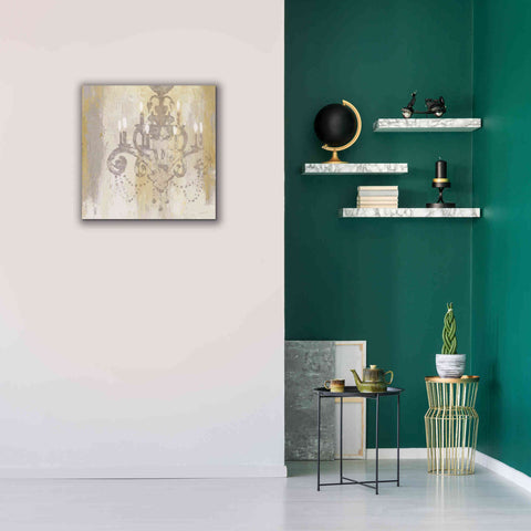 Image of Epic Art 'Candelabra Gold II' by James Wiens, Canvas Wall Art,26 x 26