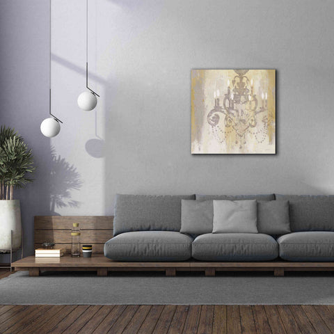 Image of Epic Art 'Candelabra Gold II' by James Wiens, Canvas Wall Art,37 x 37