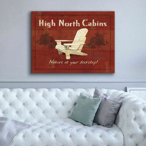 Image of Epic Art 'Lodge Signs II' by James Wiens, Canvas Wall Art,54 x 40