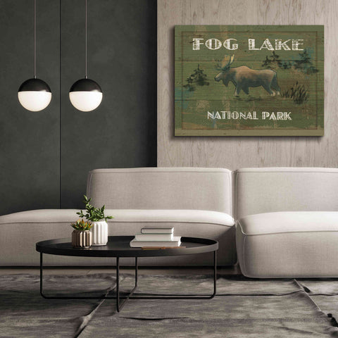 Image of Epic Art 'Lodge Signs VI' by James Wiens, Canvas Wall Art,54 x 40