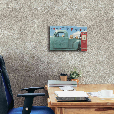 Image of Epic Art 'Lets Go for a Ride II' by James Wiens, Canvas Wall Art,18 x 12