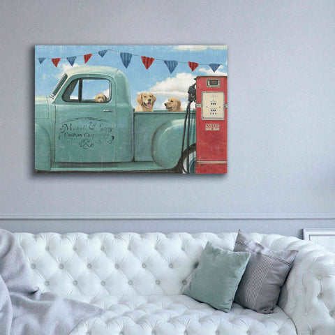 Image of Epic Art 'Lets Go for a Ride II' by James Wiens, Canvas Wall Art,60 x 40