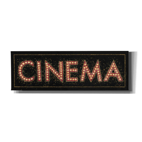 Image of Epic Art 'Cinema Marquee' by James Wiens, Canvas Wall Art,36x12x1.74x0,60x20x1.74x0