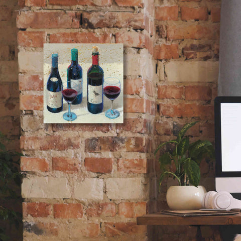 Image of Epic Art 'Wine Bouquet Light' by James Wiens, Canvas Wall Art,12 x 12