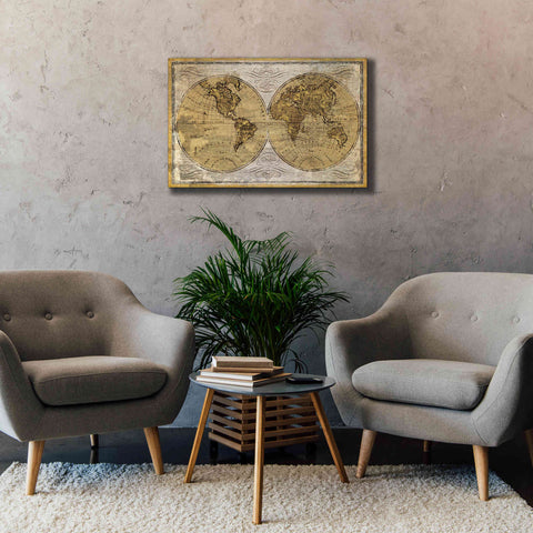 Image of Epic Art 'Worldwide I' by James Wiens, Canvas Wall Art,40 x 26