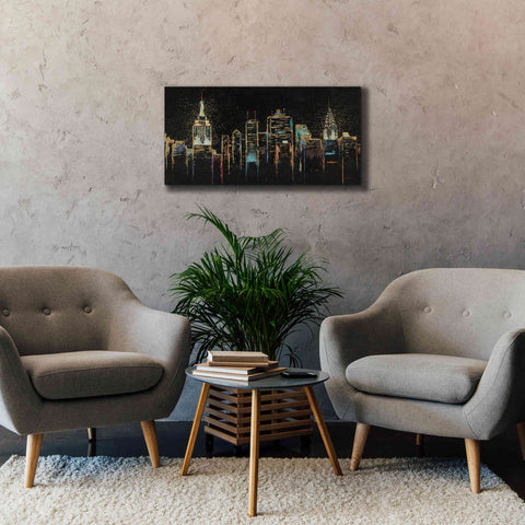 Image of Epic Art 'Cityscape' by James Wiens, Canvas Wall Art,40 x 20